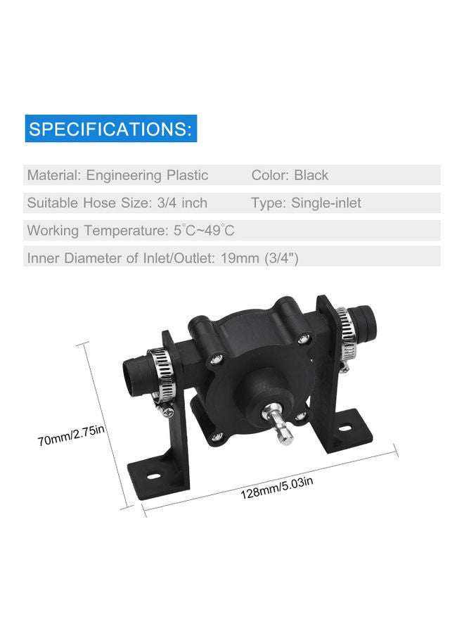 Portable Drill Pump For All Drills And Fluids Black - Image 4