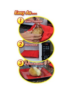 Generic Potato Express Microwave Potato Cooker Potato Case Multicolour  - Image 2