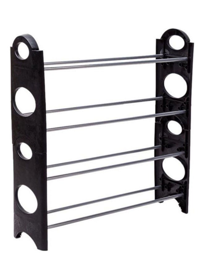 Generic Shoe Rack 4 Levels Black