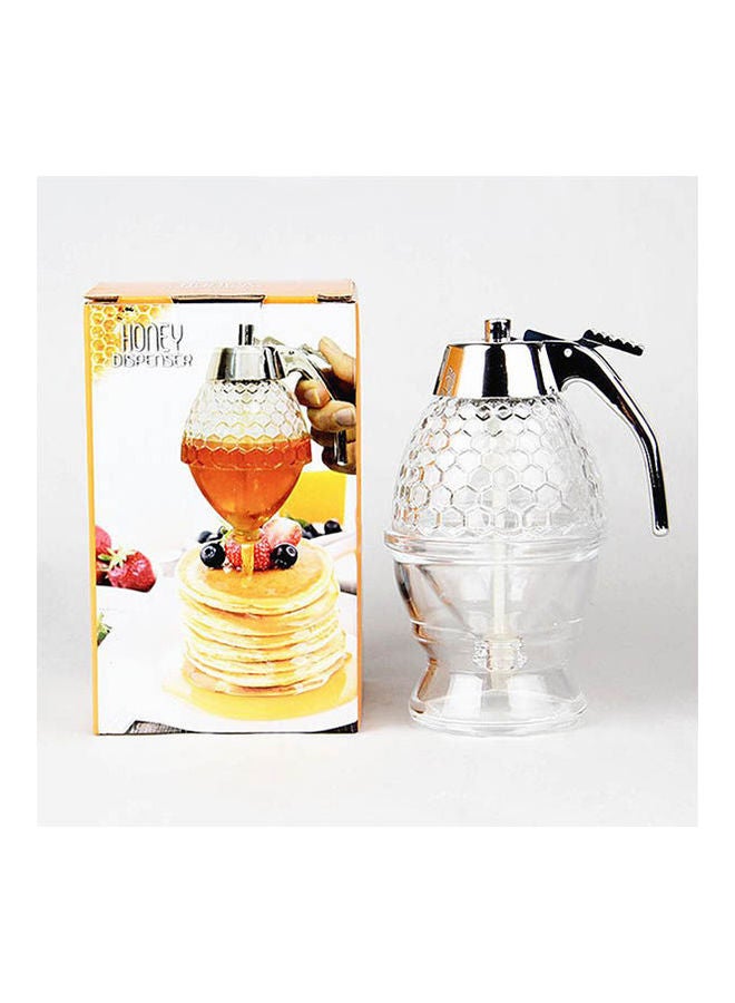 Generic Portable Honey Dispenser Juice Dispenser Food Grade Acrylic Material White 200ml  - Image 1