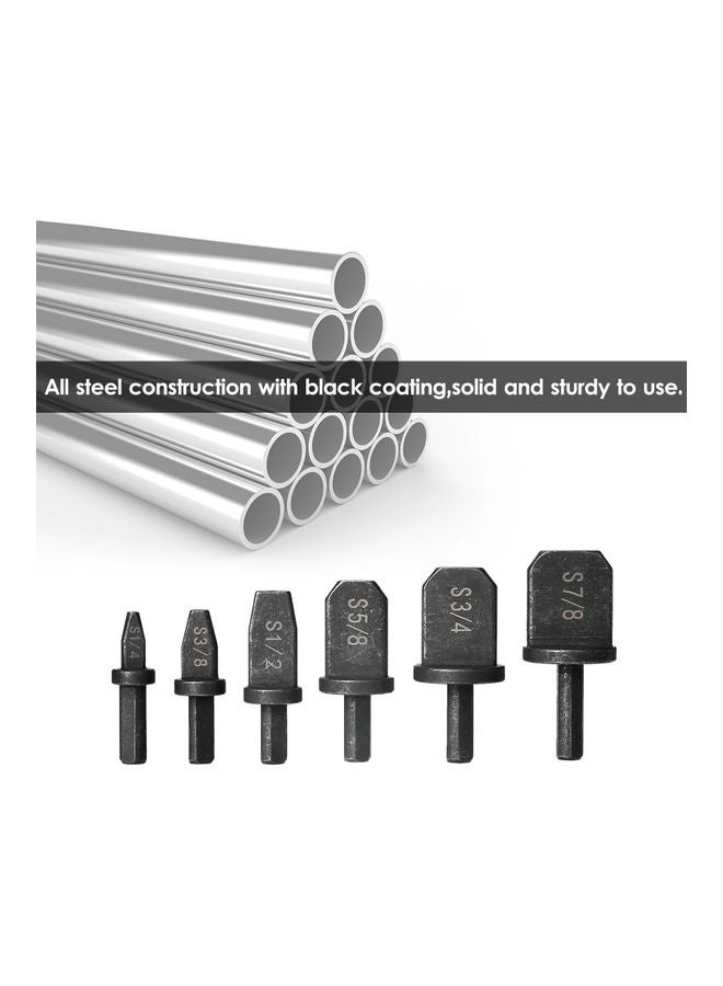 6-Piece Drill Bit Pipe Expander Black 7x10x3cm - Image 3