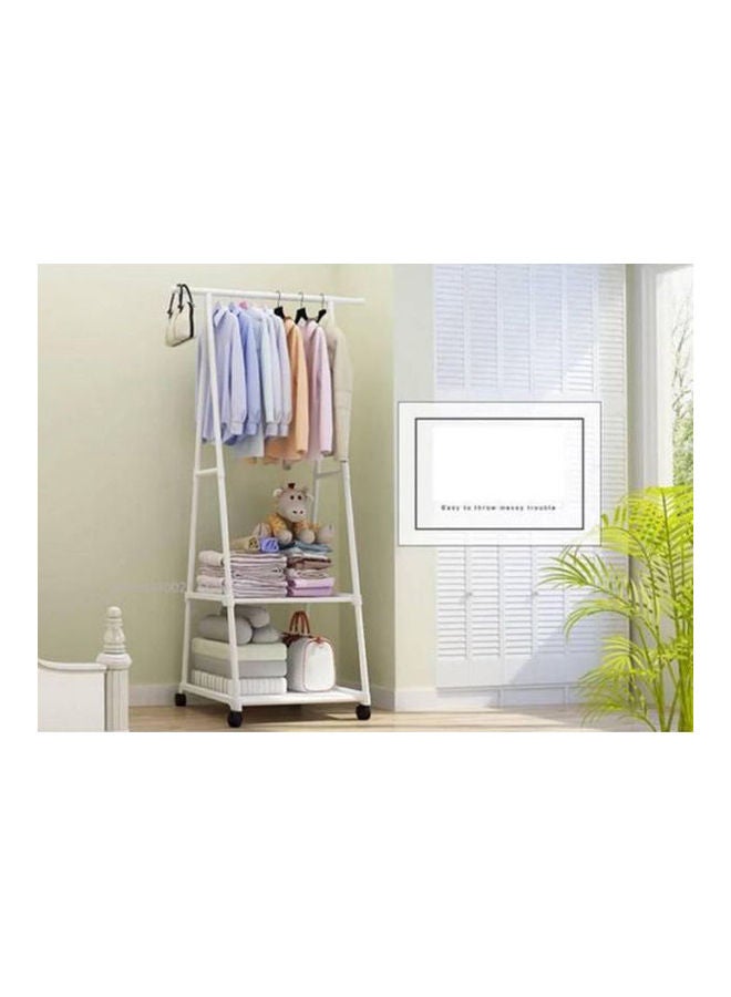 Clothes Organizer Coat Rack White  - Image 2