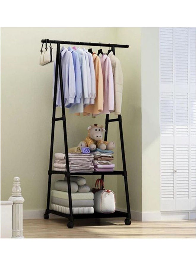 Clothes Stand And Organizer- Coat Rack Metal Black  - Image 2