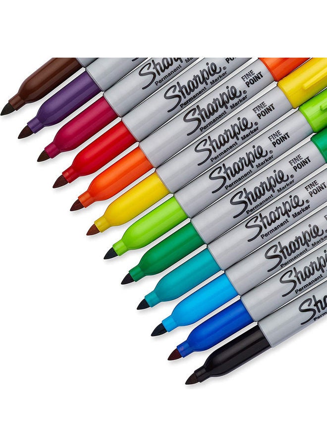 Sharpie 12-Piece Permanent Marker Set Multicolour  - Image 4