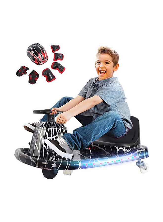 كول بيبي سكوتر كهربائي درفت كريزي كارت مزود بإضاءة LED متعدد الألوان - Image 2