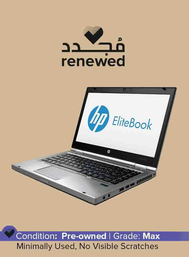 HP مُجدد - لابتوب إيليت بوك 8470P بشاشة مقاس 14 بوصة ومعالج إنتل كور i5/ الجيل الثالث/ ذاكرة رام 8 جيجابايت ومحرك أقراص SSD سعة 256 جيجابايت وبطاقة رسومات إنتل عالية الوضوح فضي - Image 1