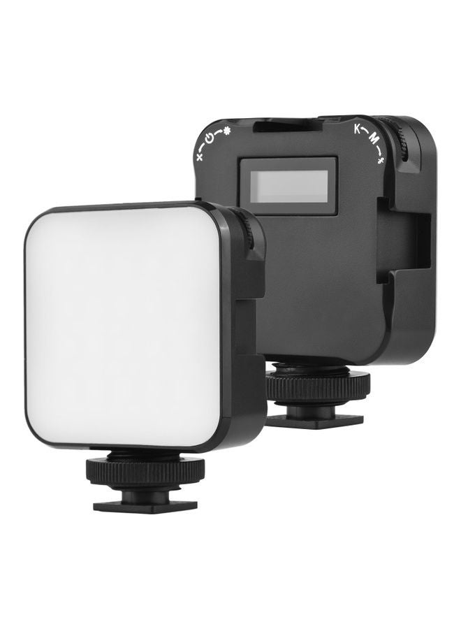 مصباح فيديو LED صغير بإضاءة متعددة الألوان RGB لون أسود - Image 3