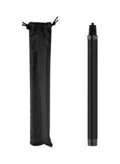 TELESIN Adjustable Selfie Stick With Storage Bag Black  - Image 1