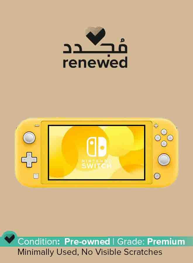 Nintendo Renewed - Switch Lite Console - Yellow - Image 1
