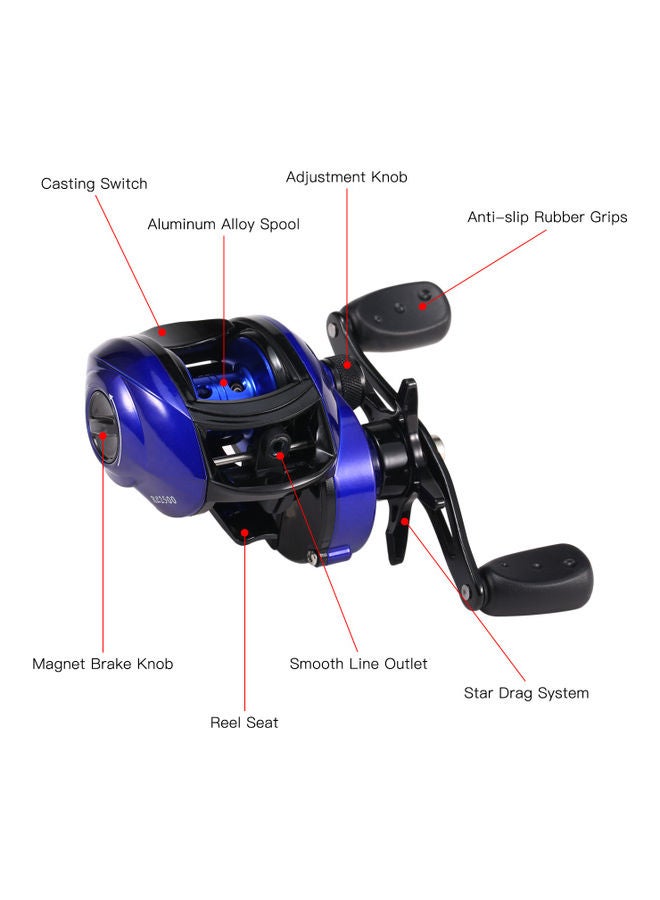 Generic 18-Ball Bearing Baitcasting Fishing Reel Left Hand  - Image 4