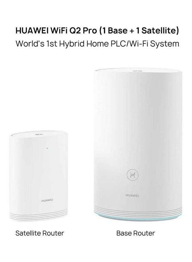 HUAWEI - WS5280 (1 Base + 1 Satellite) Whole Home Mesh WiFi White - Image 1