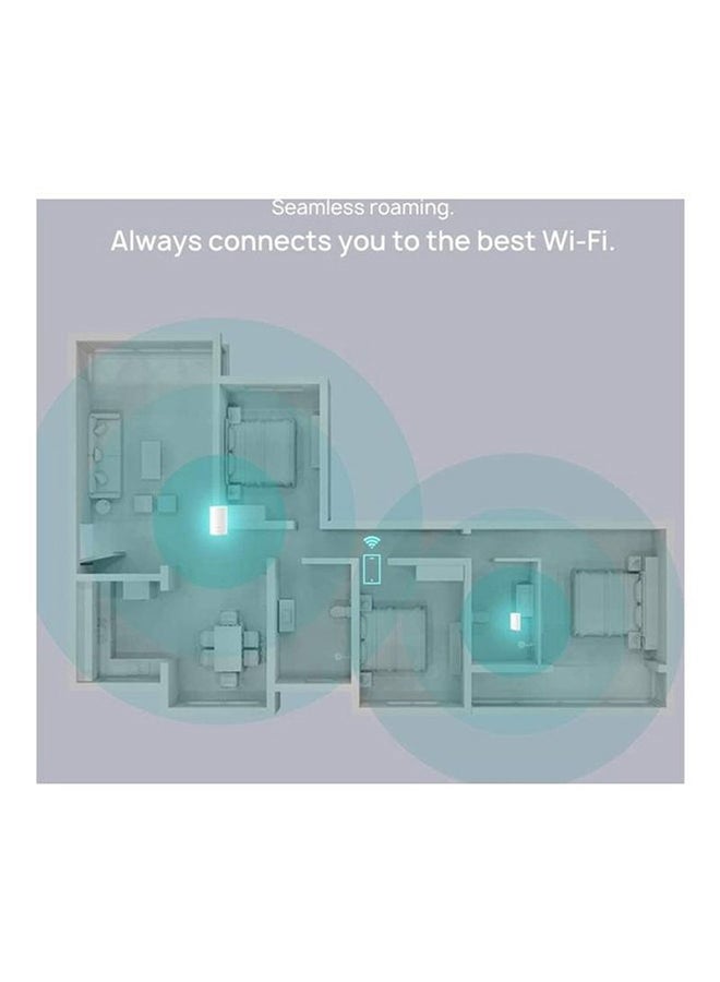 HUAWEI - WS5280 (1 Base + 1 Satellite) Whole Home Mesh WiFi White - Image 1