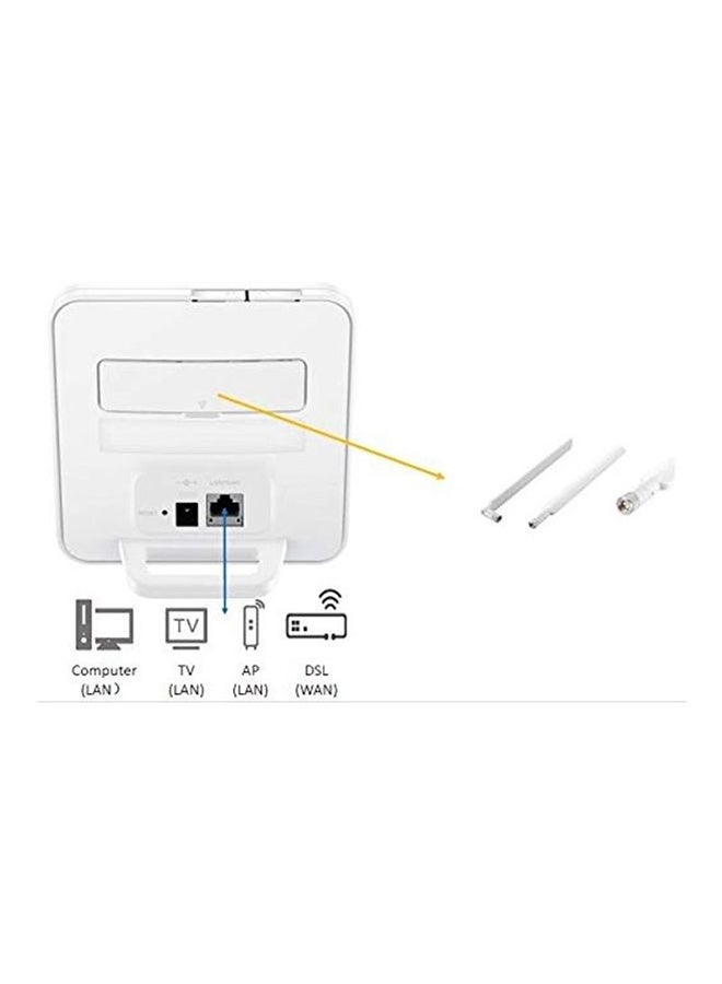 HUAWEI - 4g Router 2s B312-926 Modem White - Image 1