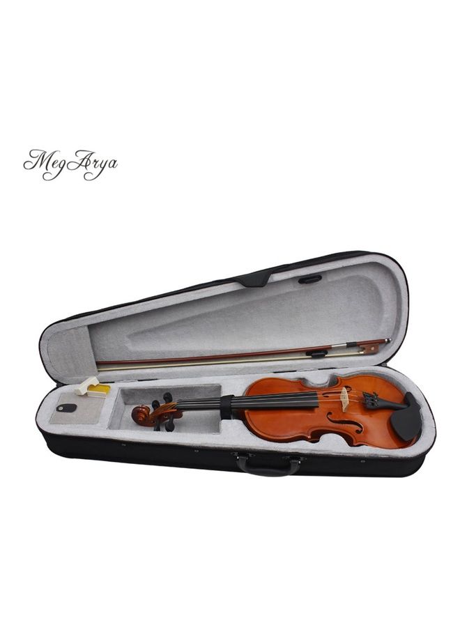Megarya 1/2 Natural Glossy Finish Violin - Image 3