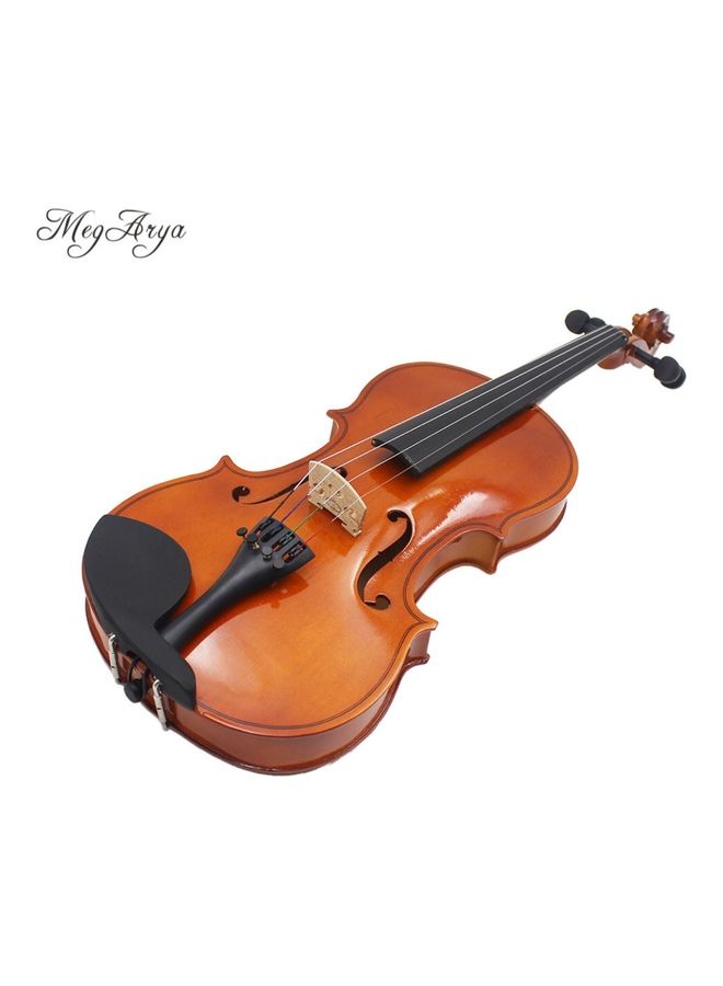 Megarya Maple Wood 1/4 Students Violin With Carry Case  - Image 2