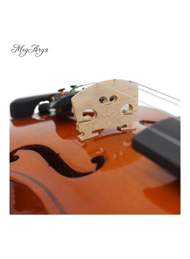 Megarya Maple Wood 1/4 Students Violin With Carry Case  - Image 3