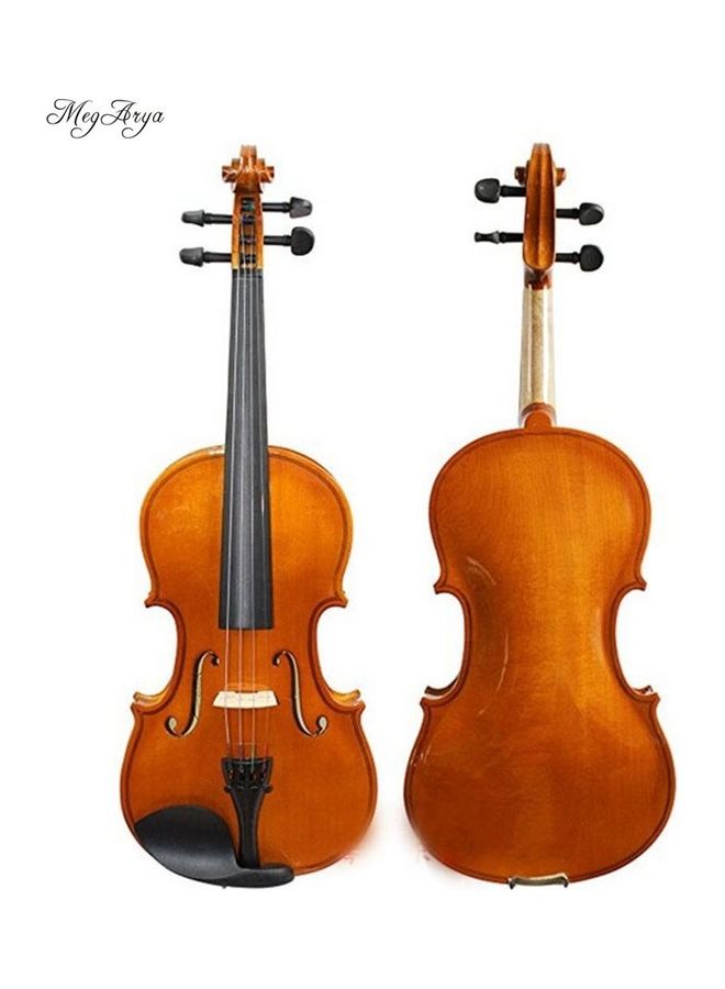 Megarya Maple Wood 1/4 Students Violin With Carry Case  - Image 4