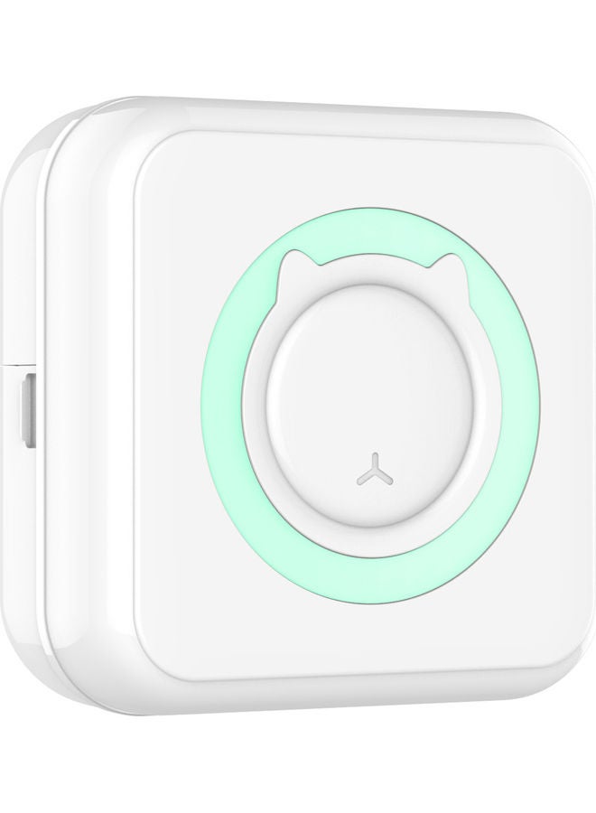 200dpi Wireless Mini Pocket Thermal Printer Green/White - Image 2