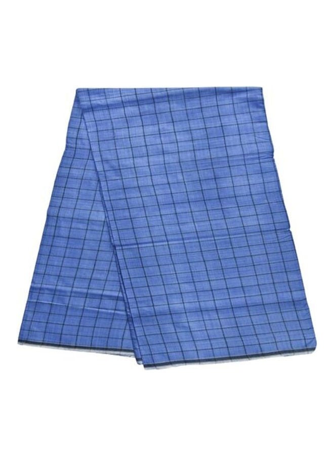 looms & weaves - Handloom Soft Comfortable Lungi Blue - Image 1