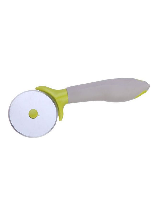Generic - Stainless Steel Pizza Cutter With Silicon Handle Multicolour 20 x 7cm - Image 1