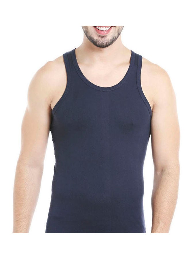 BYC Soft Comfortable Vest Navy Blue - Image 3