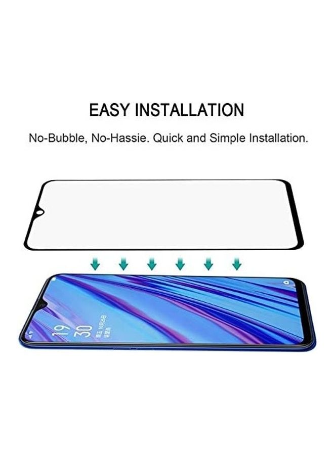 ICS Tempered Glass Screen Protector For Oppo A5 / A9 2020 Black/Clear - Image 2