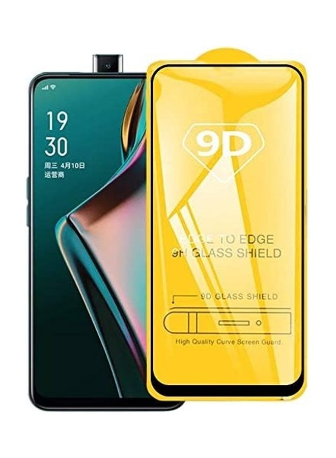 ICS 9D Tempered Glass For OPPO K3 Black/Clear - Image 1