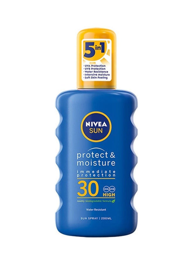 نيفيا بخاخ الحماية من الشمس بروتيكت آند مويستشر بعامل حماية من الشمس 30 SPF متعدد الألوان 200ملليلتر