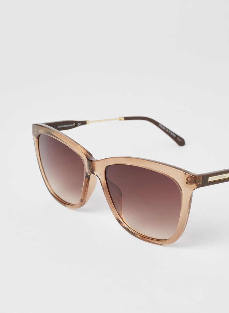 Calvin Klein Jeans Women's Rectangle Sunglasses - Lens Size: 57 mm  - Image 3