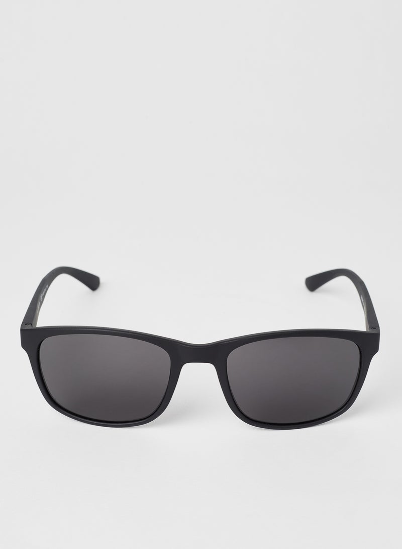 CALVIN KLEIN - Men's Full Rimmed Rectangular Frame Sunglasses - Lens Size: 56 mm - Image 1