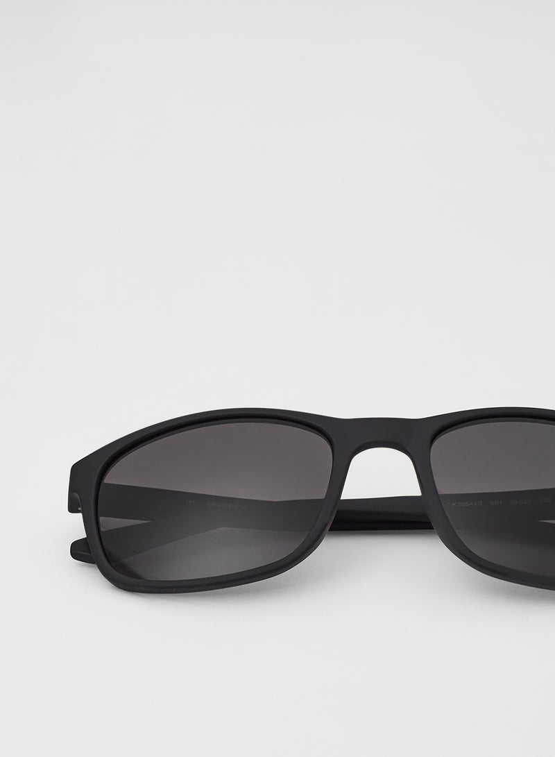 CALVIN KLEIN - Men's Full Rimmed Rectangular Frame Sunglasses - Lens Size: 56 mm - Image 1