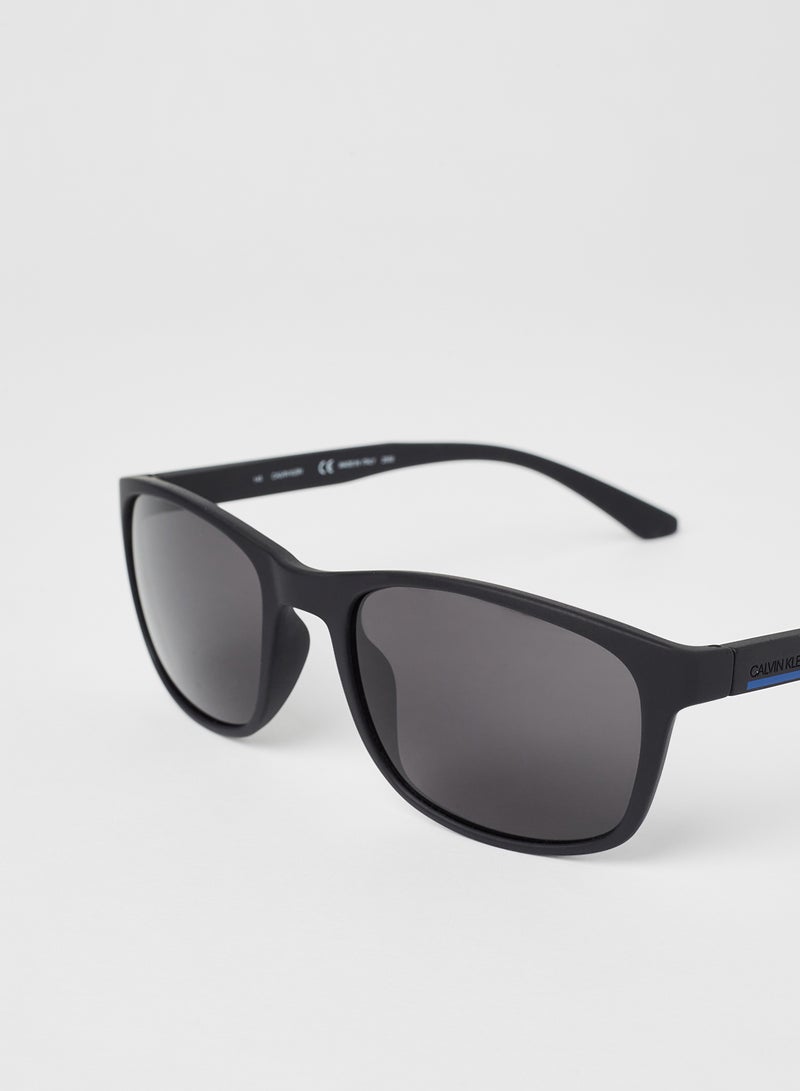 CALVIN KLEIN - Men's Full Rimmed Rectangular Frame Sunglasses - Lens Size: 56 mm - Image 1