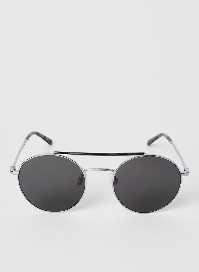 كالفن كلاين نظارة شمسية بإطار كامل مستدير الشكل - عدسات بمقاس: 53 مم - Image 1