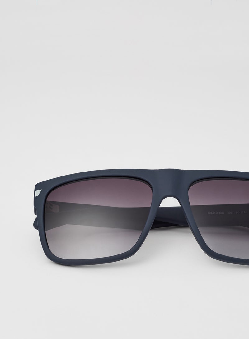Calvin Klein Jeans - Men's Full Rim Injected Modified Rectangle - Lens Size: 59 mm - Image 1