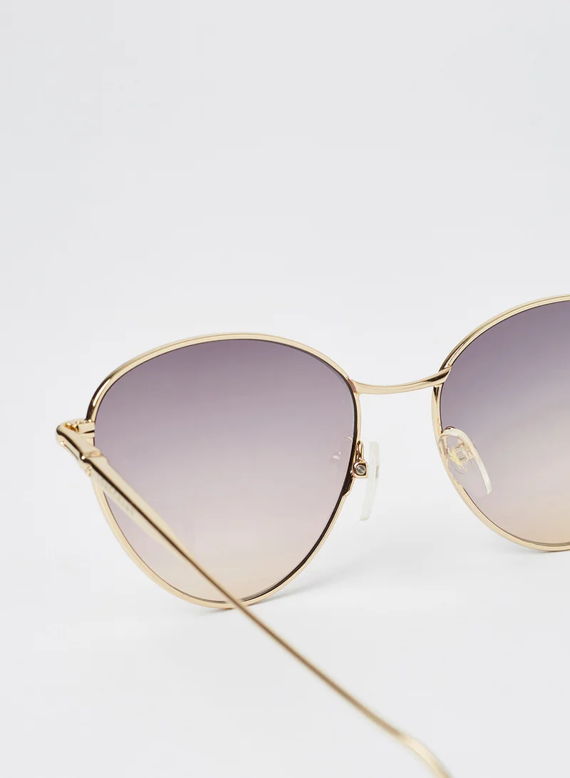 Longchamp Women's Oval Sunglasses - Lens Size: 55 mm