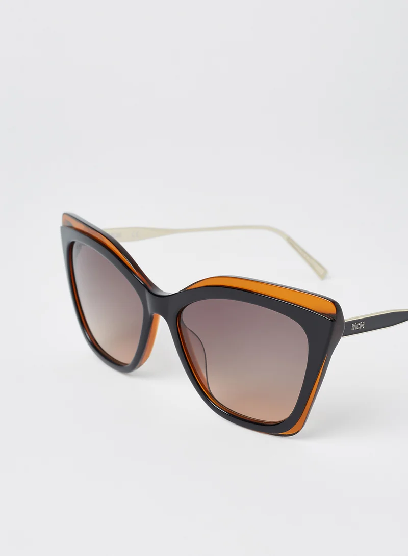 MCM Women's Full Rim Acetate Butterfly Sunglasses - Lens Size: 55 mm