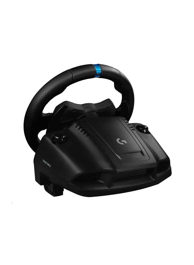 Logitech G923 Racing Wheel and Pedals for PS5, PS4 and PC featuring TRUEFORCE up to 1000 Hz Force Feedback, Responsive Pedal, Dual Clutch Launch Control, and Genuine Leather Wheel Cover  - Image 3