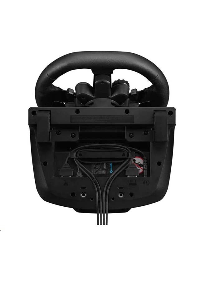 Logitech G923 Racing Wheel and Pedals for PS5, PS4 and PC featuring TRUEFORCE up to 1000 Hz Force Feedback, Responsive Pedal, Dual Clutch Launch Control, and Genuine Leather Wheel Cover  - Image 4