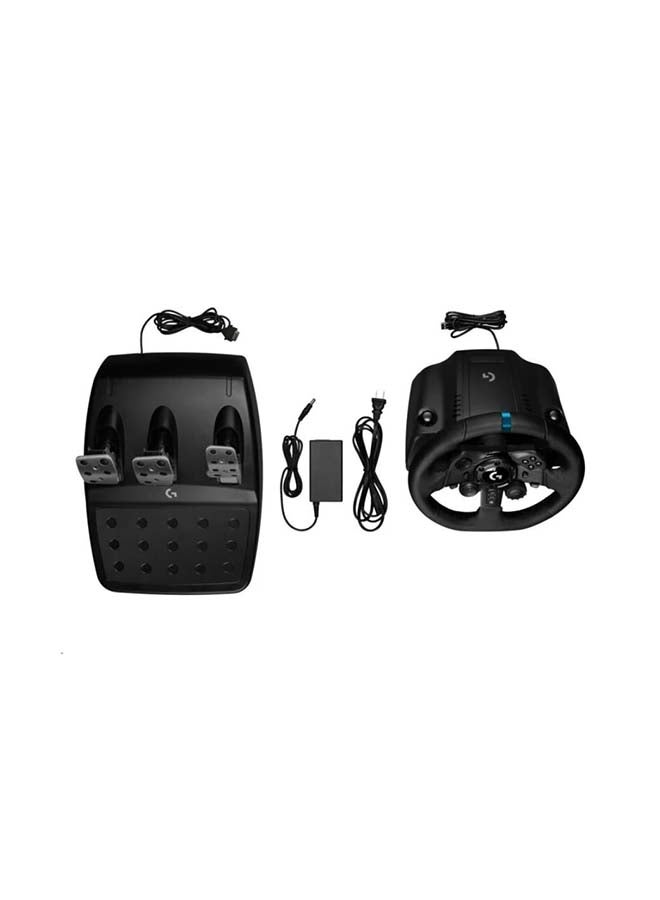 Logitech G923 Racing Wheel and Pedals for PS5, PS4 and PC featuring TRUEFORCE up to 1000 Hz Force Feedback, Responsive Pedal, Dual Clutch Launch Control, and Genuine Leather Wheel Cover  - Image 5
