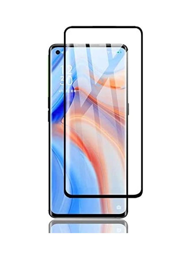 ICS Tempered Glass Screen Protector For Oppo Reno4 Pro 5G Black/Clear - Image 1