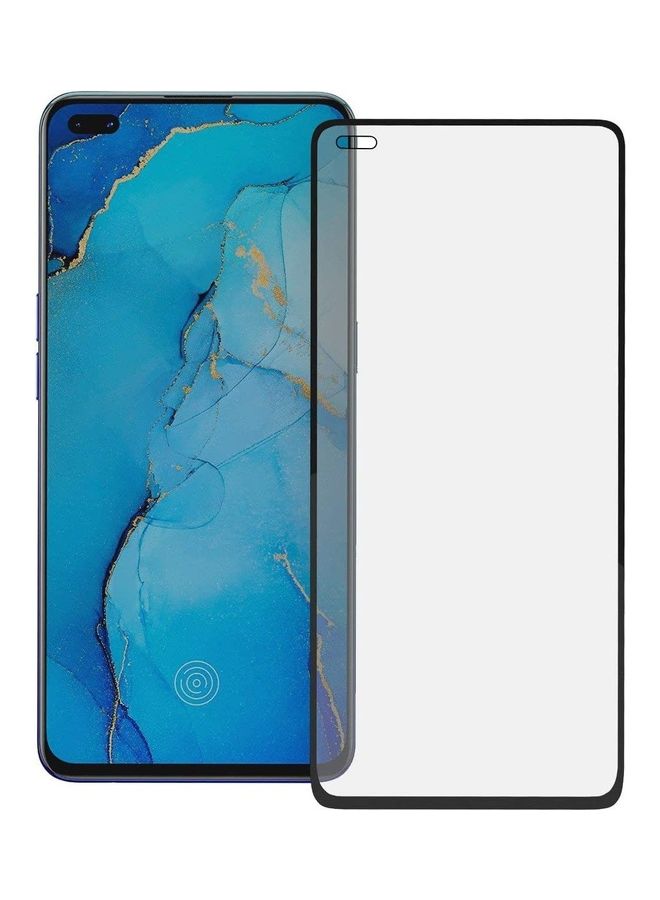 ICS Tempered Glass Screen Protector For Oppo Reno 3 Pro Black/Clear - Image 1