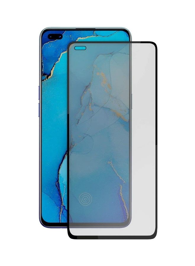 ICS Tempered Glass Screen Protector For Oppo Reno 3 Pro Black/Clear - Image 2