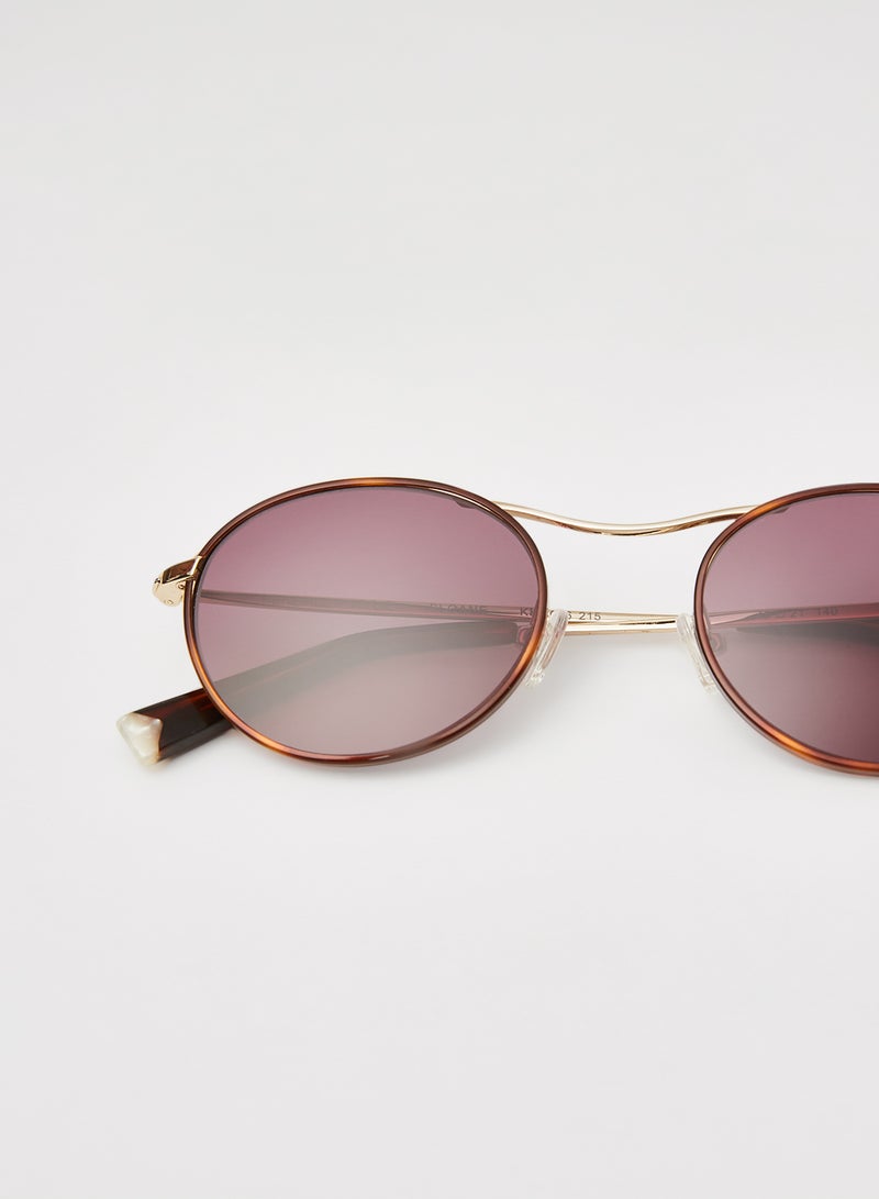 KENDALL + KYLIE Women's Sloane Round Sunglasses KKS4016G - Image 4