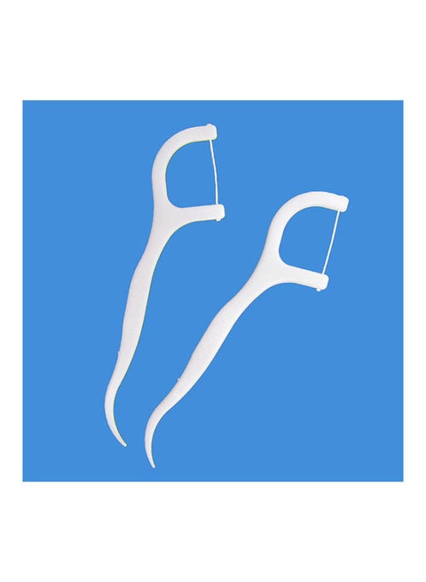 Pack Of 30 Pcs Dental Floos/Toothpick Multicolour