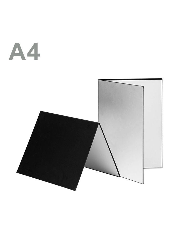 Generic - 3-in-1 Photography Reflector Cardboard Silver/Black - Image 1