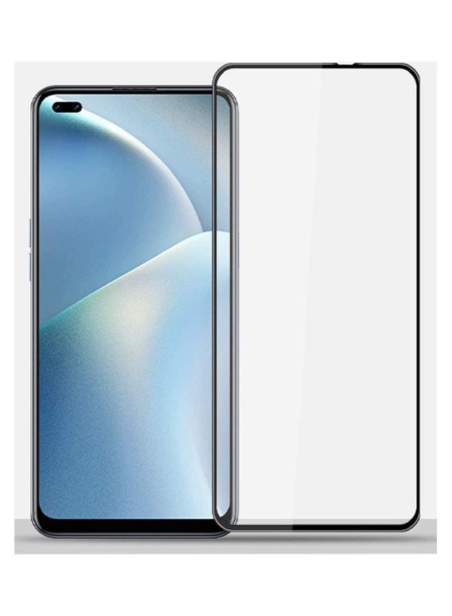 ICS Tempered Glass Screen Protector For Oppo A93 / Reno 4 Lite Black/Clear - Image 1