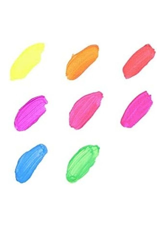 Mont Marte - 8-Piece Fluro Acrylic Paint Intro Set Multicolour - Image 1