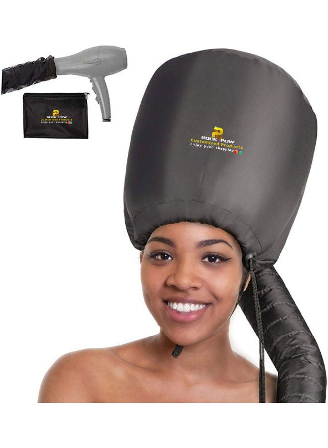 Rock Pow Bonnet Hood Hair Dryer Attachment For Styling and Deep Conditioning Black - Image 2