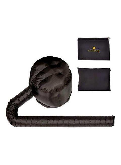 Bonnet Hood Hair Dryer Attachment For Styling and Deep Conditioning Black