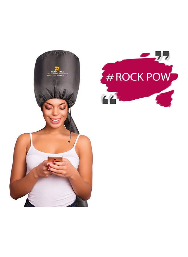 Rock Pow Bonnet Hood Hair Dryer Attachment For Styling and Deep Conditioning Black - Image 3